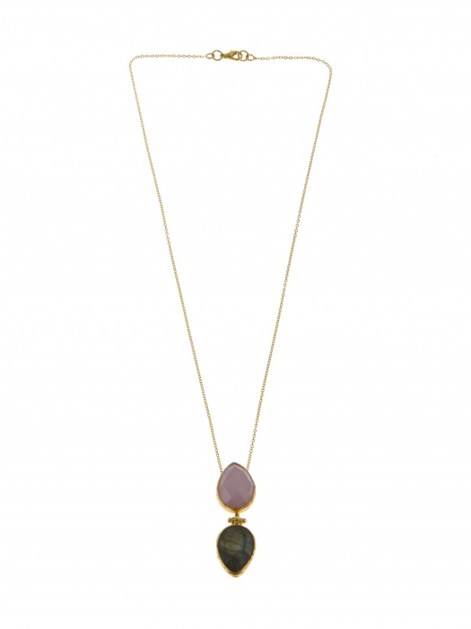 Handmade discount stone necklace