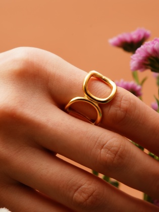 Handmade Design Brass Ring