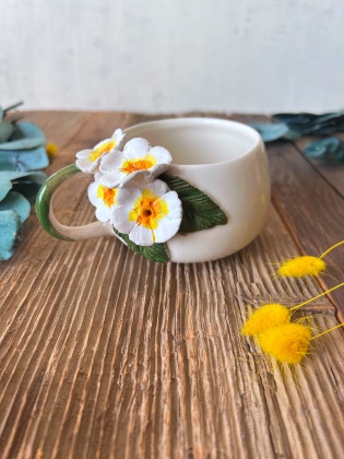 Küçük Çiçekli Kahve Mug