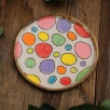 Handcrafted Ceramic Plate Line Serie Dots