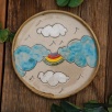 Handmade Design Ceramic Plate Evil Eye
