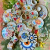 Handmade Design Ceramic Plate Evil Eye