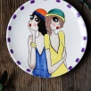 Handcraft Design Tile Plate Medium Size True Love