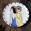Handcraft Design Tile Plate Medium Size True Love