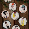 Handcraft Design Tile Plate Small Size Where are you!