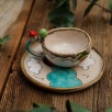 Handcraft Design Ceramic Mug Set Clouds