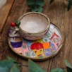 Handcraft Design Ceramic Turkish Coffee Set City