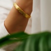 Brass and Gold Plated Handmade Desing Bracelet