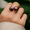 Black Pearl Handmade Design Silver Ring