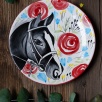 Handmade Desing Tile Plate Horse