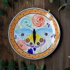 Handmade Desing Tile Plate Butterfly