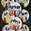 Handcraft Design Tile Plate Large Size