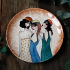 Handcraft Design Tile Plate Large Size