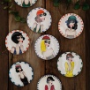 Handcraft Design Tile Plate Small Size Waiting for You
