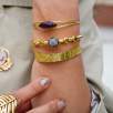 Handmade Gold Plated Brass Bracelet