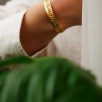 Handmade Desing Gold Plated Brass Bracelet