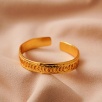 Handmade Desing Gold Plated Brass Bracelet