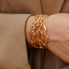 Handmade Gold Plated Brass Bracelet