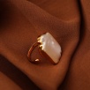 Handmade Desing Silver Ring with Baroque Pearl