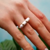 Handmade Design Silver Ring with Pearl