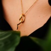 Handmade Snake Design Brass Necklace