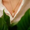 Handmade Design Silver Necklace Mother of Pearl