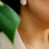 Handmade Design Gold Plated Silver Earring with Pearl