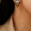 Lapis Lazuli Stone Handmade Design Gold Plated Earrings