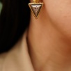 Lapis Lazuli Stone Handmade Design Gold Plated Earrings