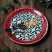 Handmade Design Tile Plate Hoopoe
