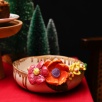 Handmade Design Large Size Floral Ceramic Bowl