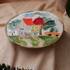 Handmade Design Ceramic Plate My Home