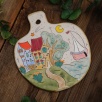 Handmade Design Ceramic Service Plate