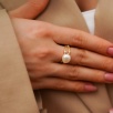 Handmade Silver Ring with Pearl