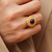 Handmade Silver Ring With Lapis Lazuli