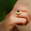 Handmade Silver Ring With Lapis Lazuli