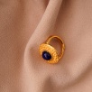 Handmade Silver Ring With Lapis Lazuli