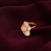 Handmade Silver Ring with Mother of Pearl and Pearl