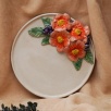 Handmade Design Flower Ceramic Plate