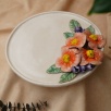 Handmade Design Flower Ceramic Plate