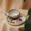 Handmade Design Ceramic Turkish Coffee Set