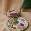 Handmade Design Ceramic Turkish Coffee Set