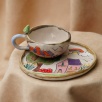 Handmade Design Ceramic Turkish Coffee Set