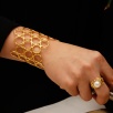 Handmade Gold Plated Bracelet