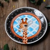 Handmade Tile Plate Giraffe