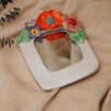 Handmade Flower Desing Mirror