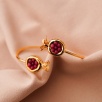 Handmade Gold Plated Brass Bracelet Pomegranate Desing
