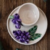 Handmade Design Ceramic Turkish Coffee Set