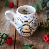 Handmade Tile Mug Bee