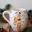 Handmade Tile Mug Giraffe